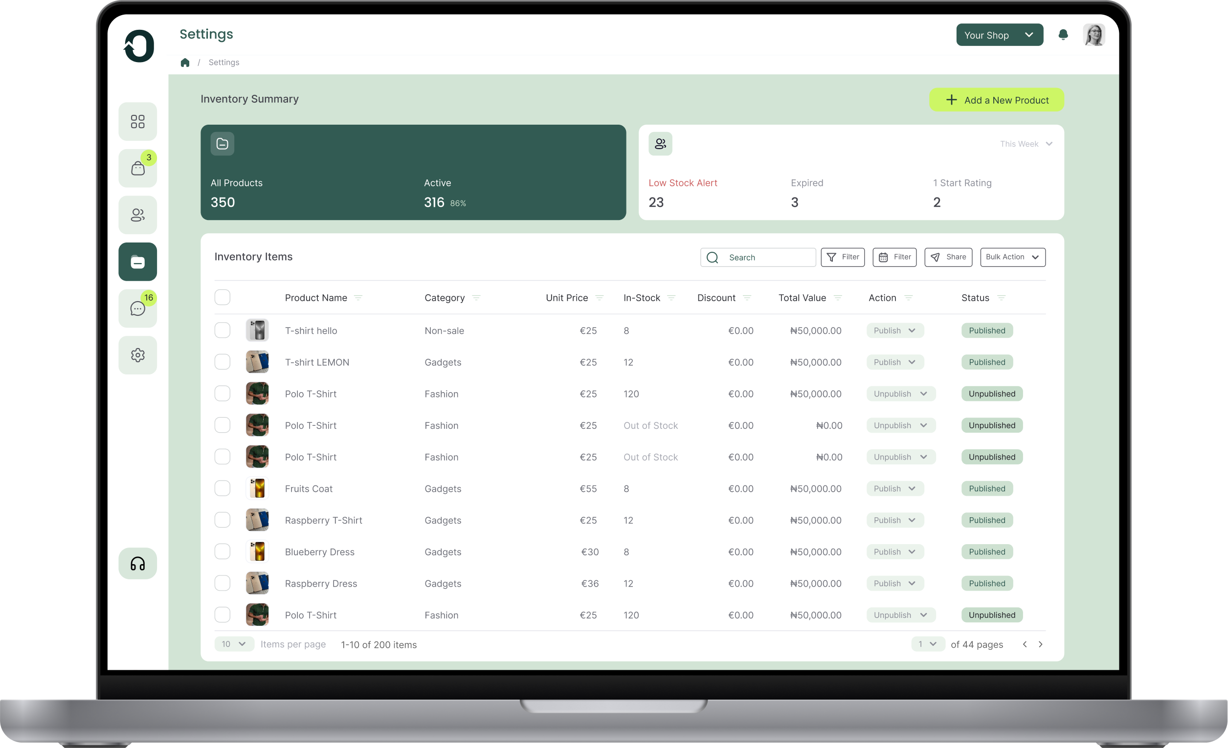 SekondFlow_2. Sync your inventory